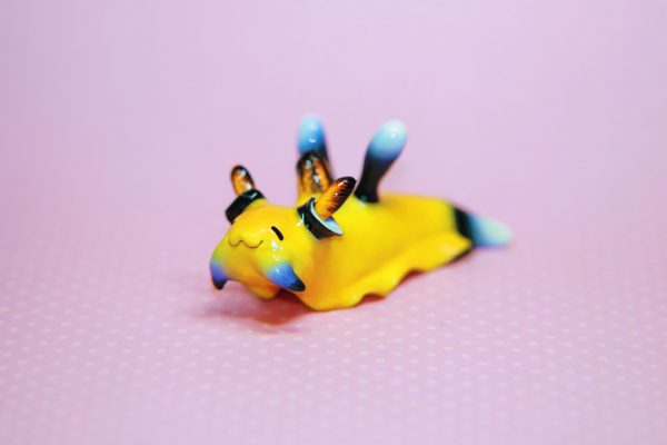Pikachu Sea Slug Polymer Clay Figurine OOAK